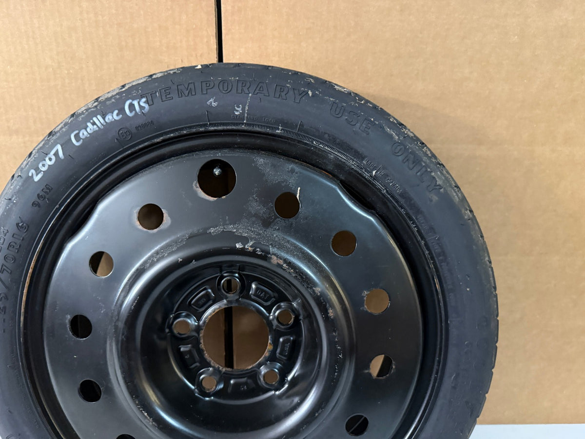 2003-2007 Cadillac CTS Spare Tire 16" Compact Donut T125/70R16