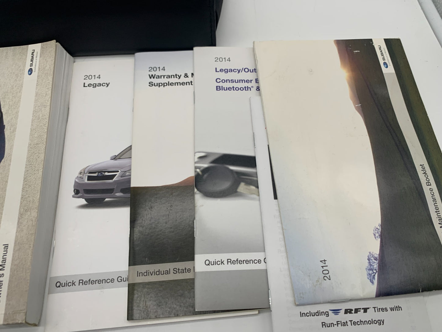 2014 Subaru Legacy Outback Owners Manual Set with Case OEM A02B50024
