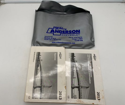 2013 Chevrolet Equinox Owners Manual Set with Case OEM