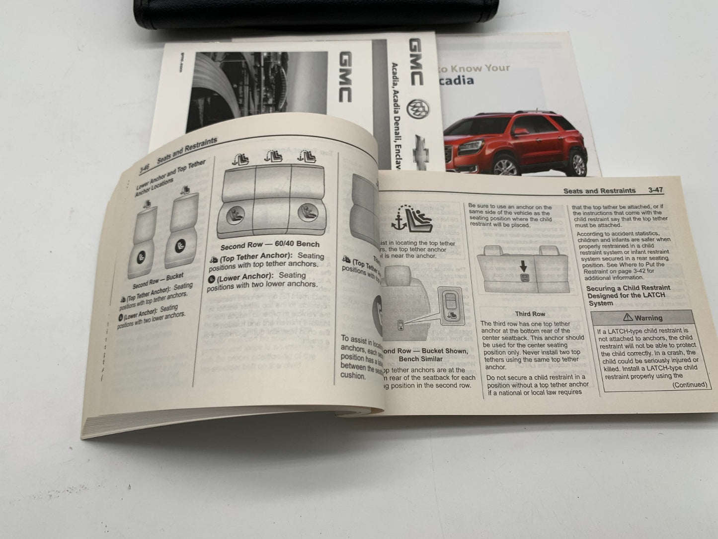 2014 GMC Acadia Denali Owners Manual Set with Case OEM B04B55051