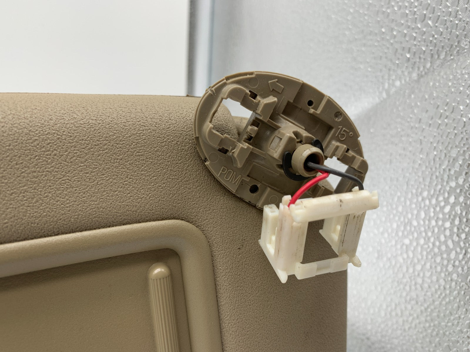 2010-2014 Toyota Rav4 Passenger Sun Visor Brown Illuminated OEM A02B38005