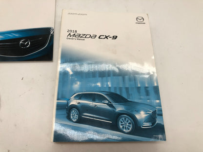 2018 Mazda CX-9 CX9 Owners Manual Set with Case OEM C02B40010