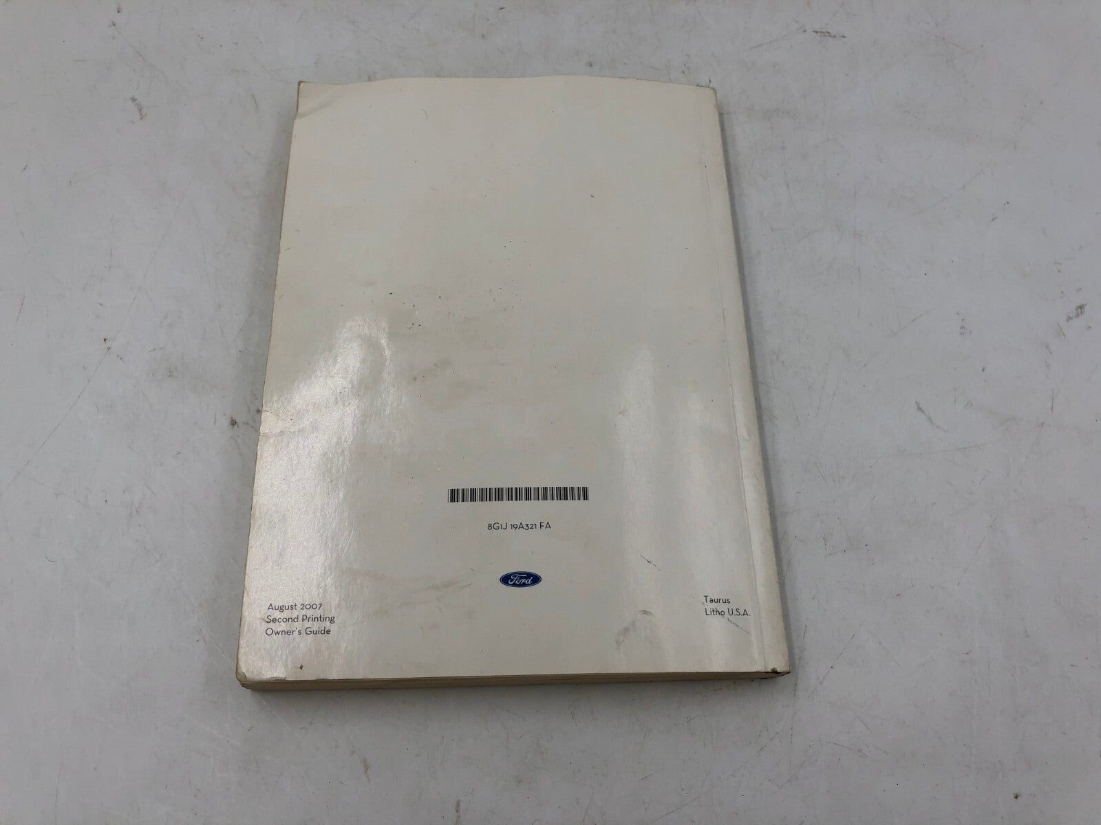 2008 Ford Taurus Owners Manual Set with Case OEM A04B28039