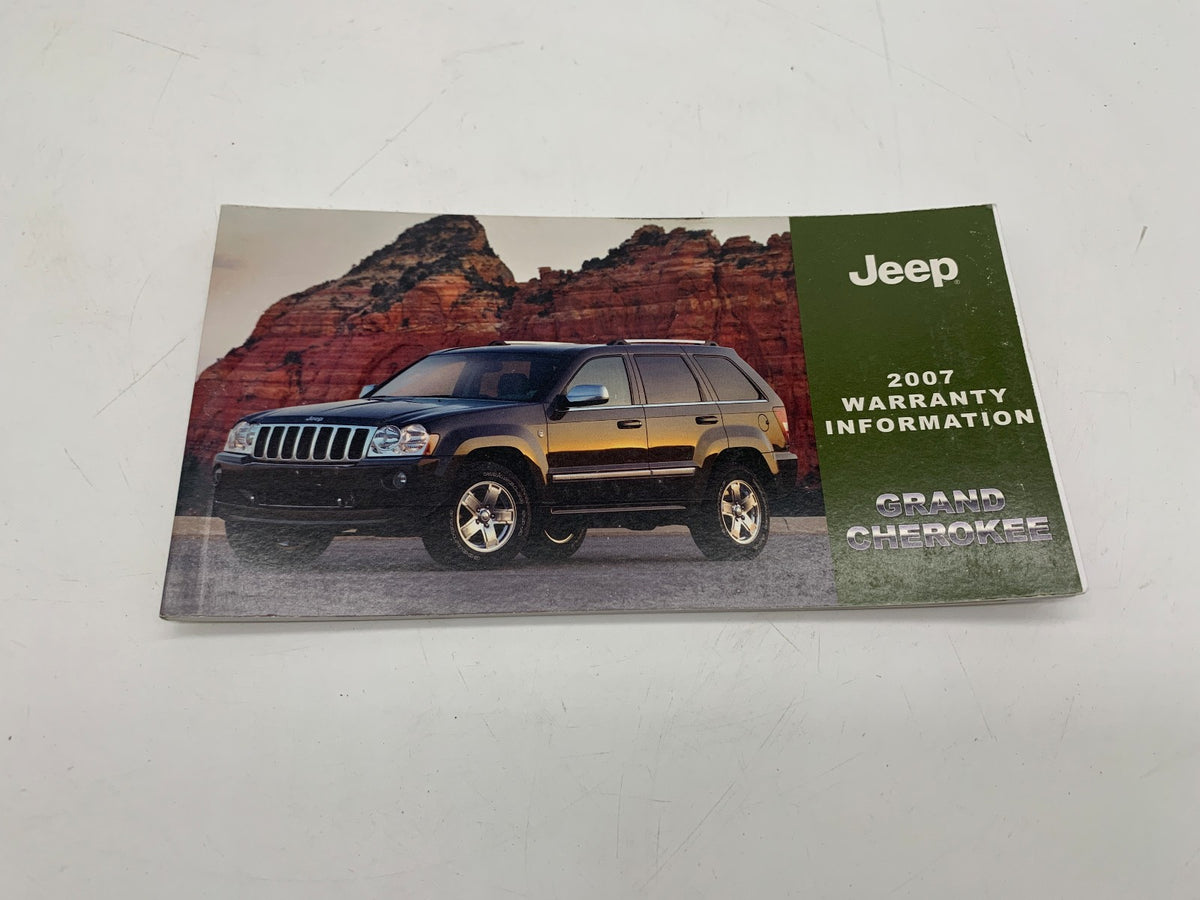 2007 Jeep Grand Cherokee Owners Manual Set OEM R01B12040