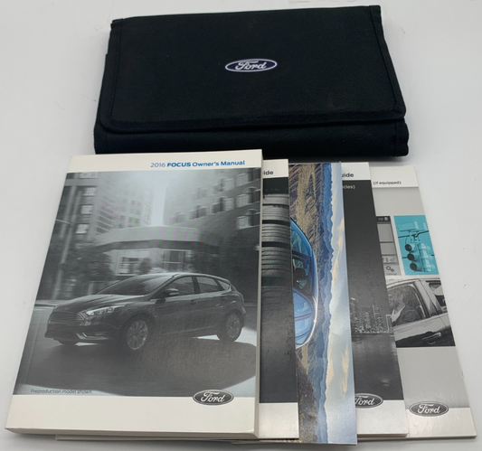 2016 Ford Focus Owners Manual Set with Case OEM C02B47006