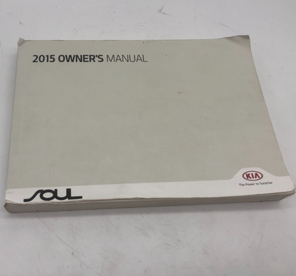 2015 Kia Soul Owners Manual OEM A02B08024