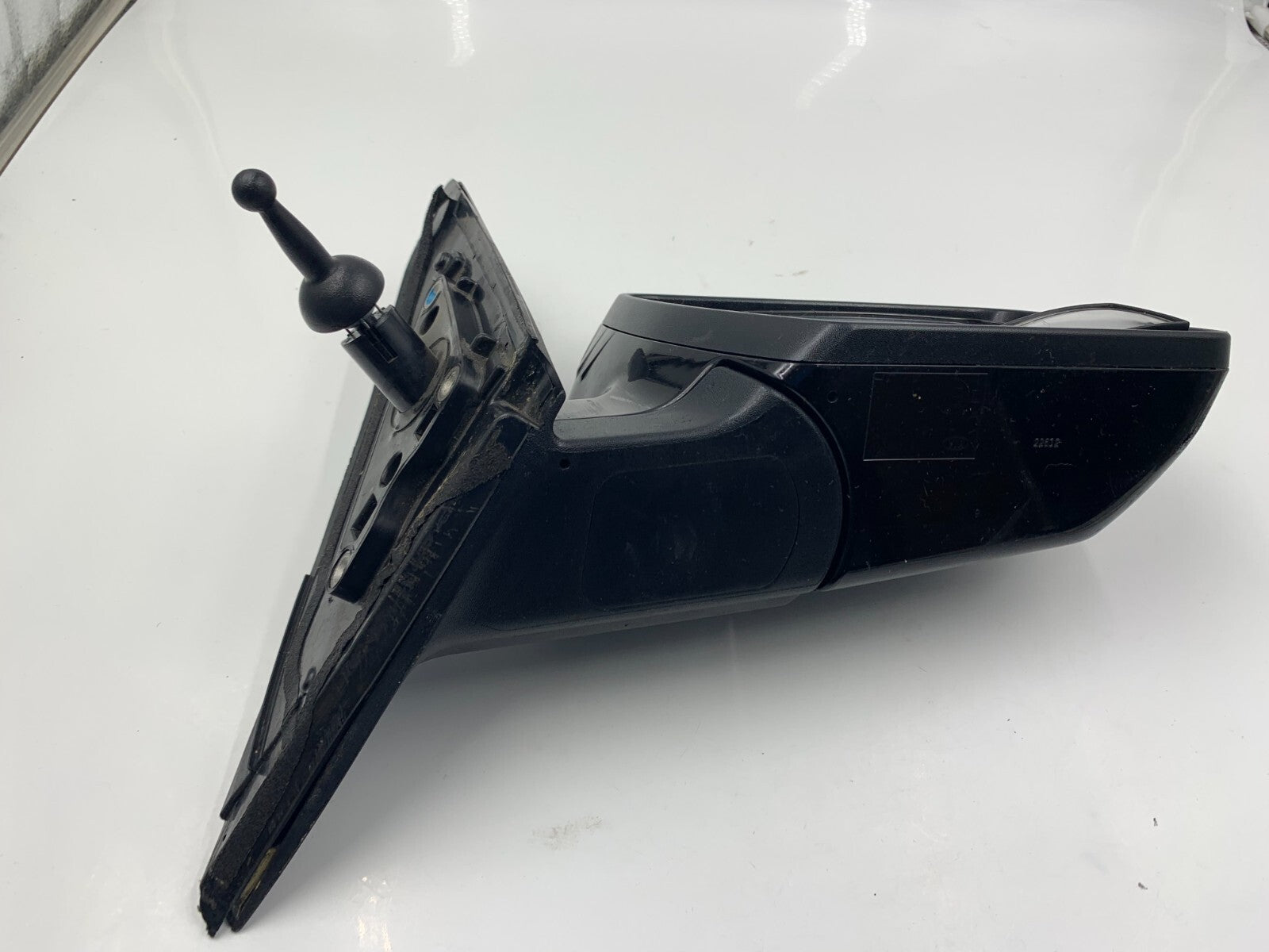2010-2013 Kia Soul Passenger Side View Manual Door Mirror Black OEM C04B56018
