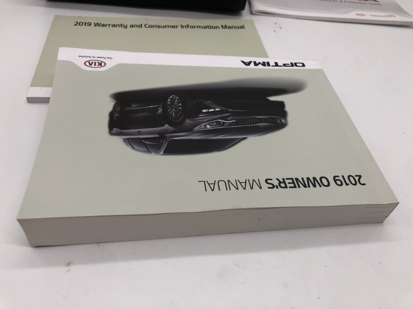 2019 Kia Optima Owners Manual Set with Case OEM A02B29004