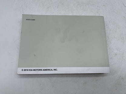 2019 Kia Optima Owners Manual OEM B01B20098