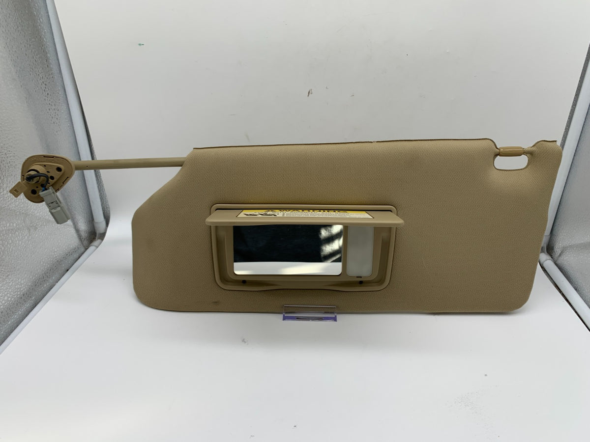 2006-2010 Honda Odyssey Driver Sun Visor Illuminated Brown OEM A02B07021