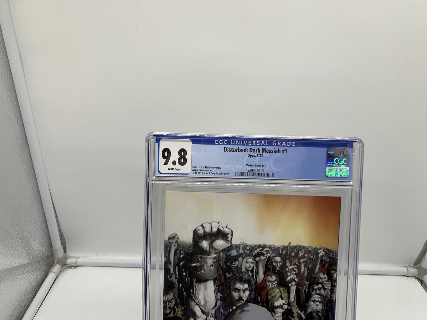 Disturbed Dark Messiah #1 CGC 9.8 Todd McFarlane Greg Capullo Cover