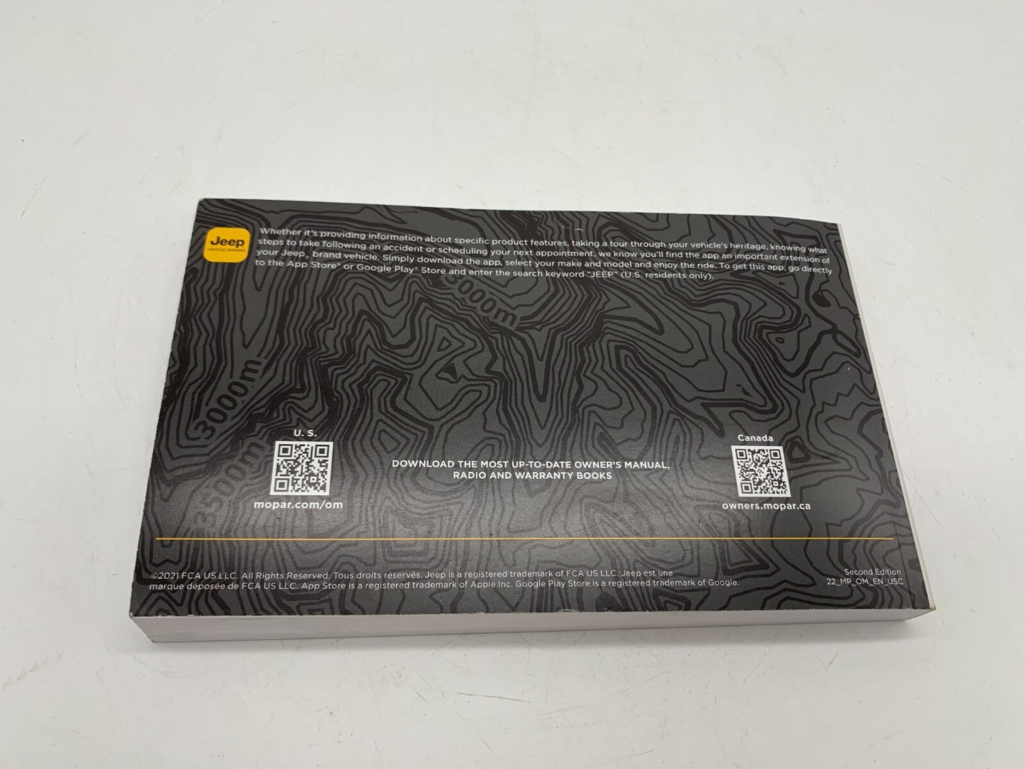 2022 Jeep Compass User Guide Owners Manual OEM A04B17086