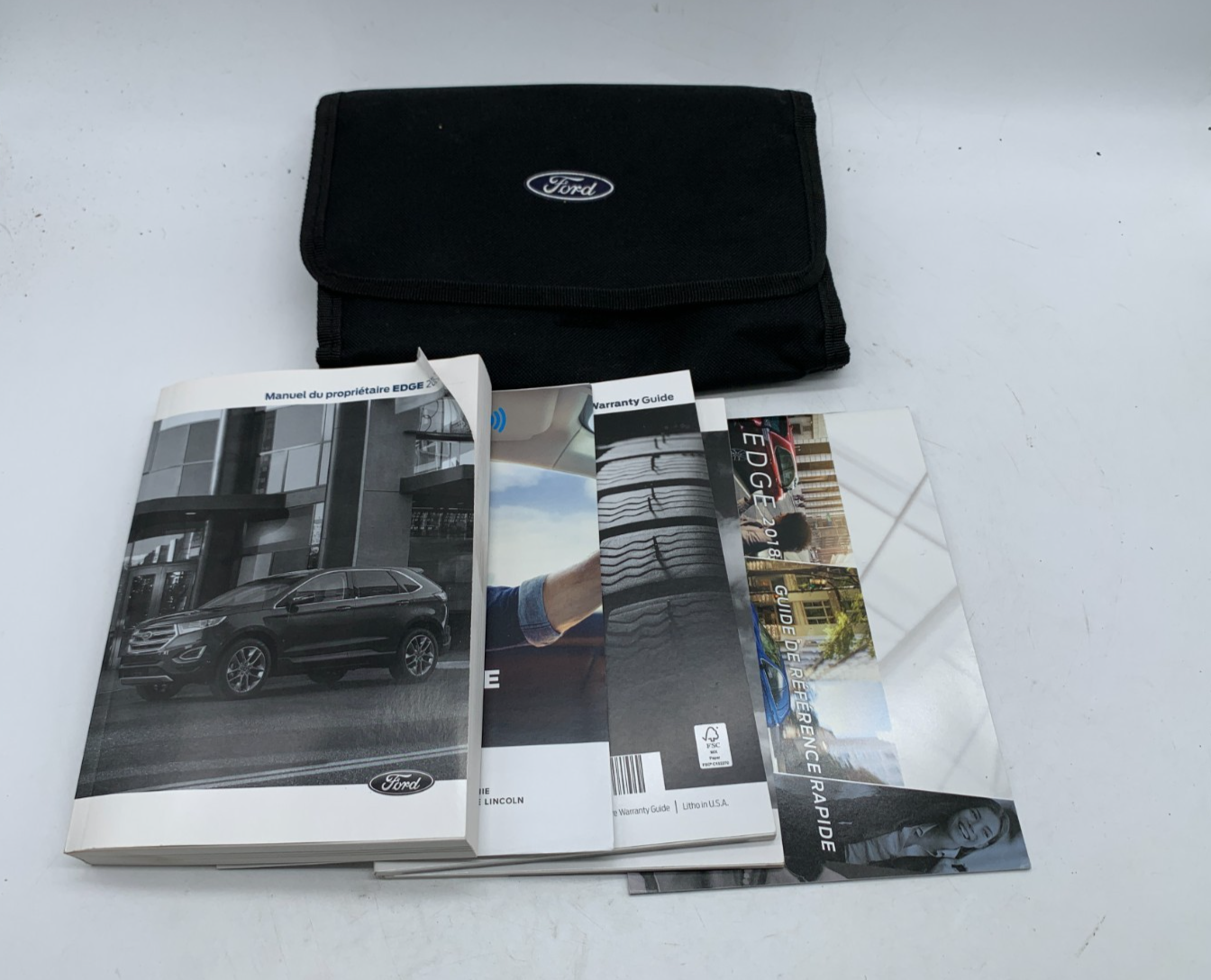 2018 Ford Edge Owners Manual Set with Case OEM B01B16008