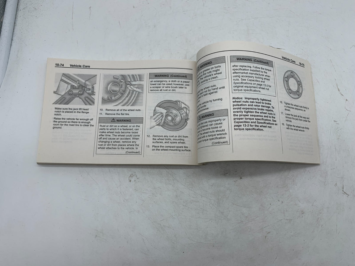 2011 Chevrolet Cruze Owners Manual OEM B01B12006