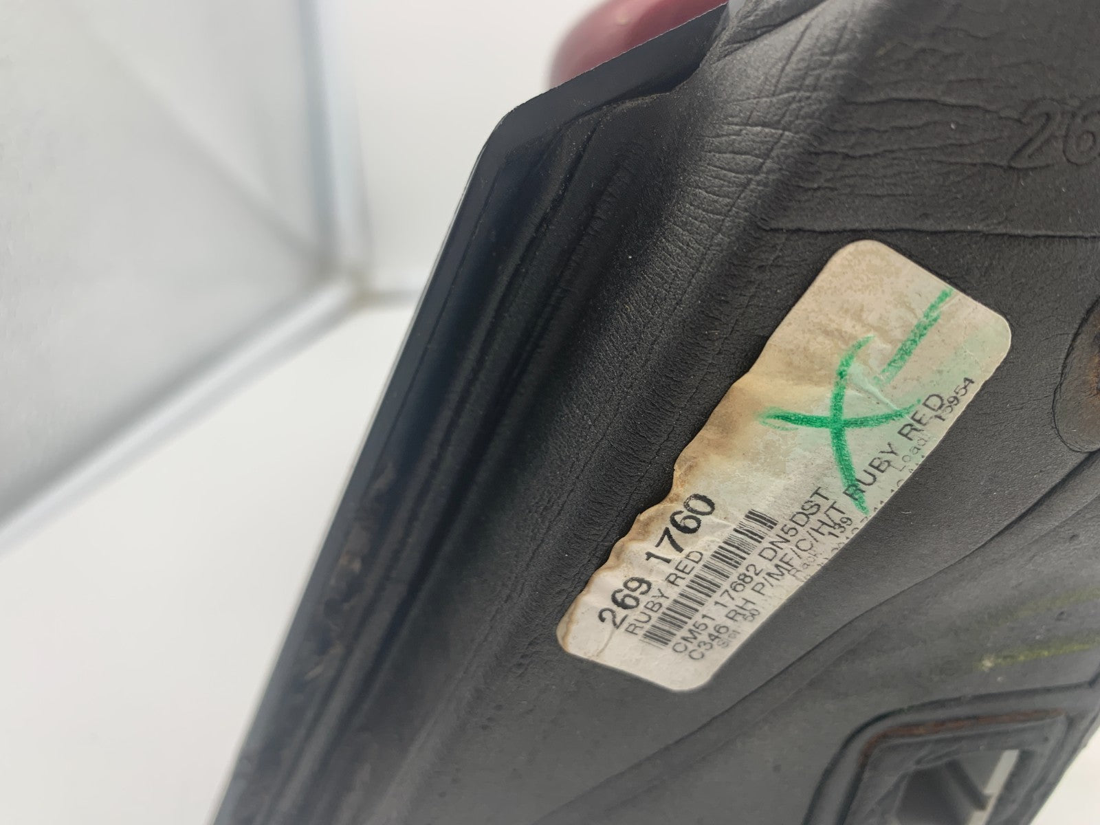 2012-2014 Ford Focus Passenger Side View Power Door Mirror Ruby Red OEM