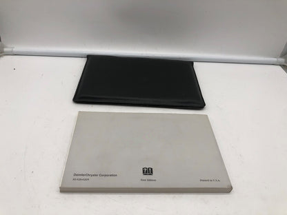 2002 Chrysler Intrepid Owners Manual with Case OEM R01B50005
