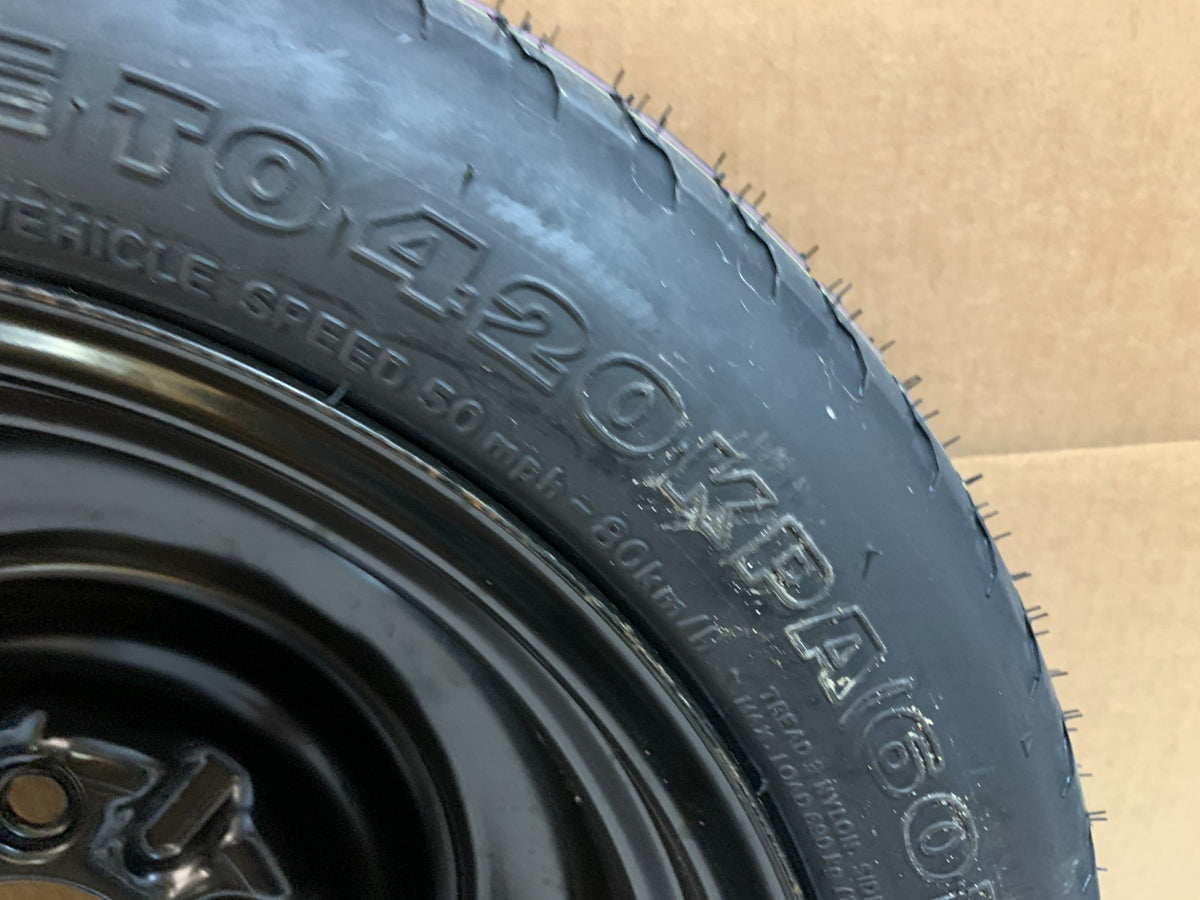 2013-2020 Hyundai Elantra 15" Spare Tire T125/80D15 Compact Donut