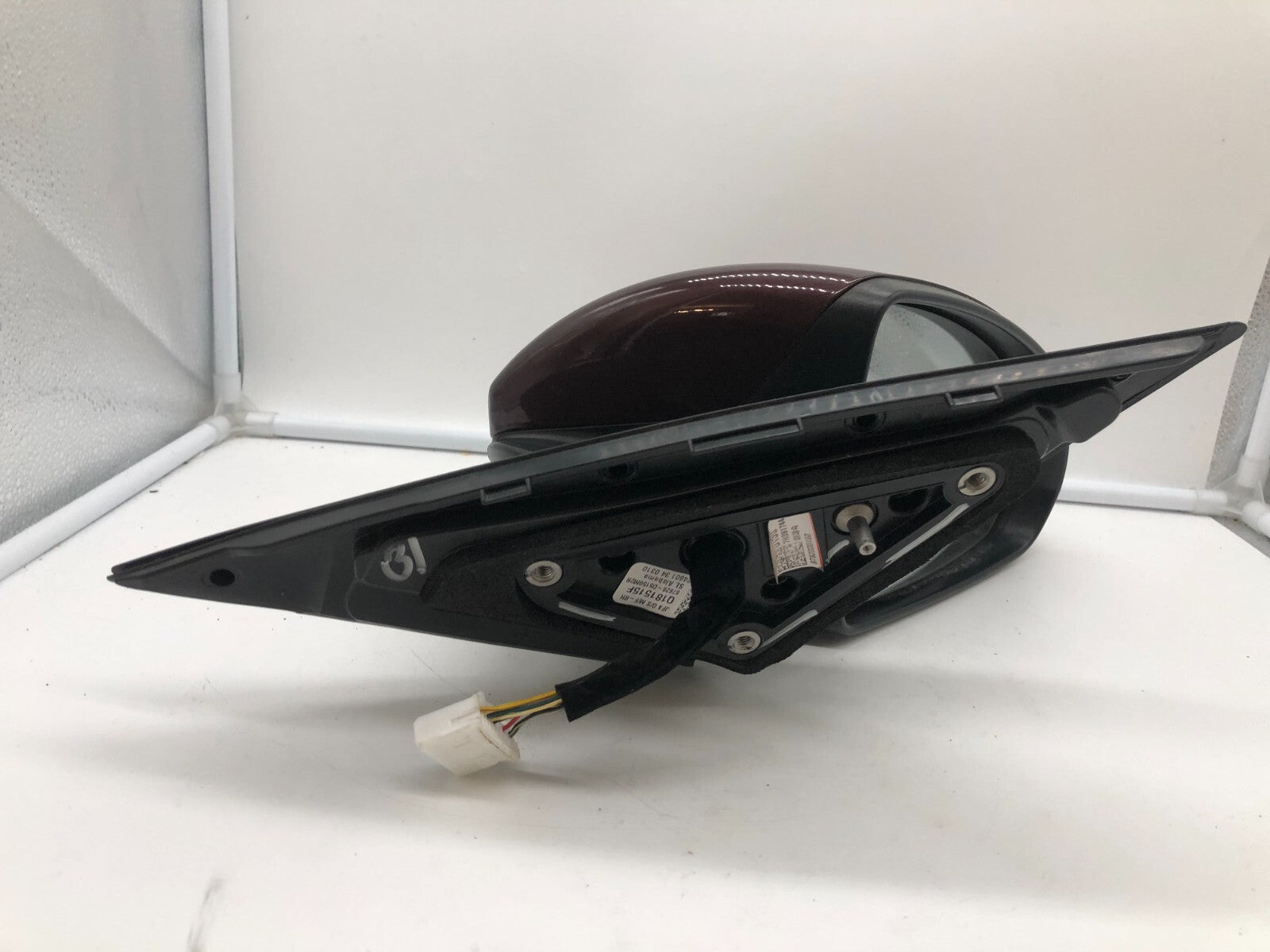 2016-2020 Kia Optima Passenger Side View Power Door Mirror Maroon BSA E03B45001