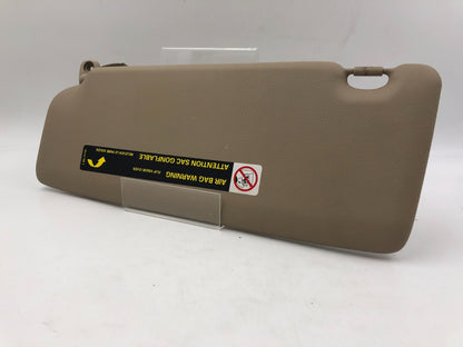 2003-2009 Audi A4 Passenger Sun Visor Brown Illuminated OEM B01B02003