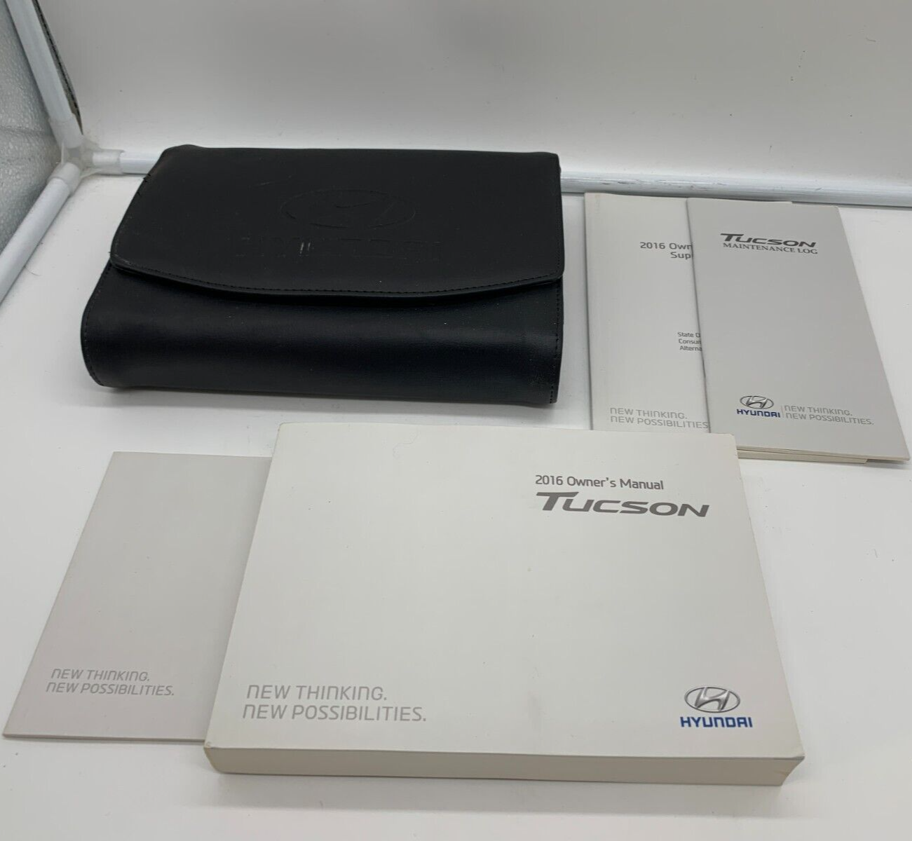 2016 Hyundai Tucson Owners Manual Set with Case OEM A03B13004