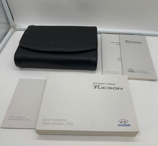 2016 Hyundai Tucson Owners Manual Set with Case OEM A03B13004