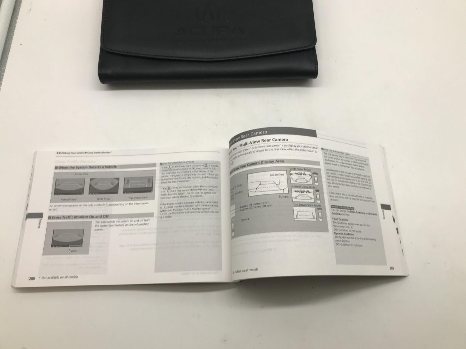 2021 Acura ILX Owners Manual Set with Leather Case OEM D01B56059