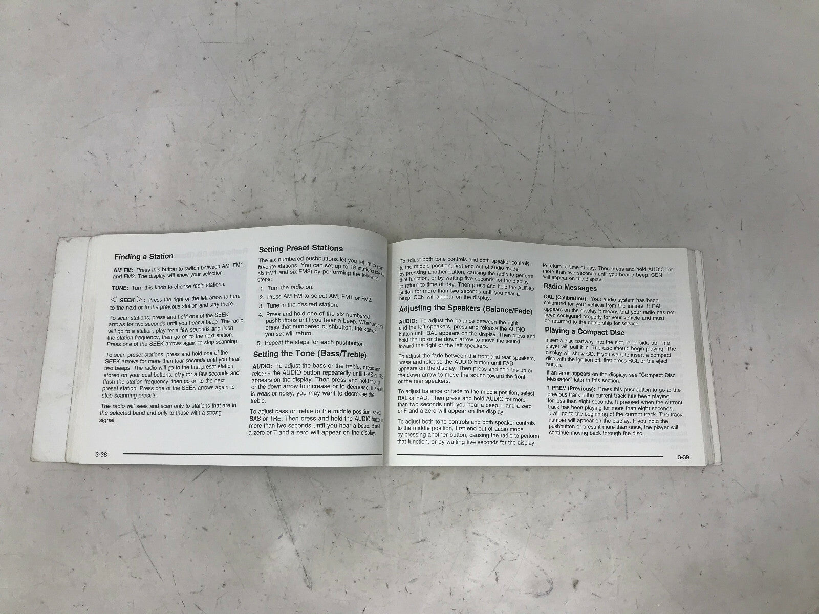 2003 Chevrolet Malibu Owners Manual OEM B02B36090