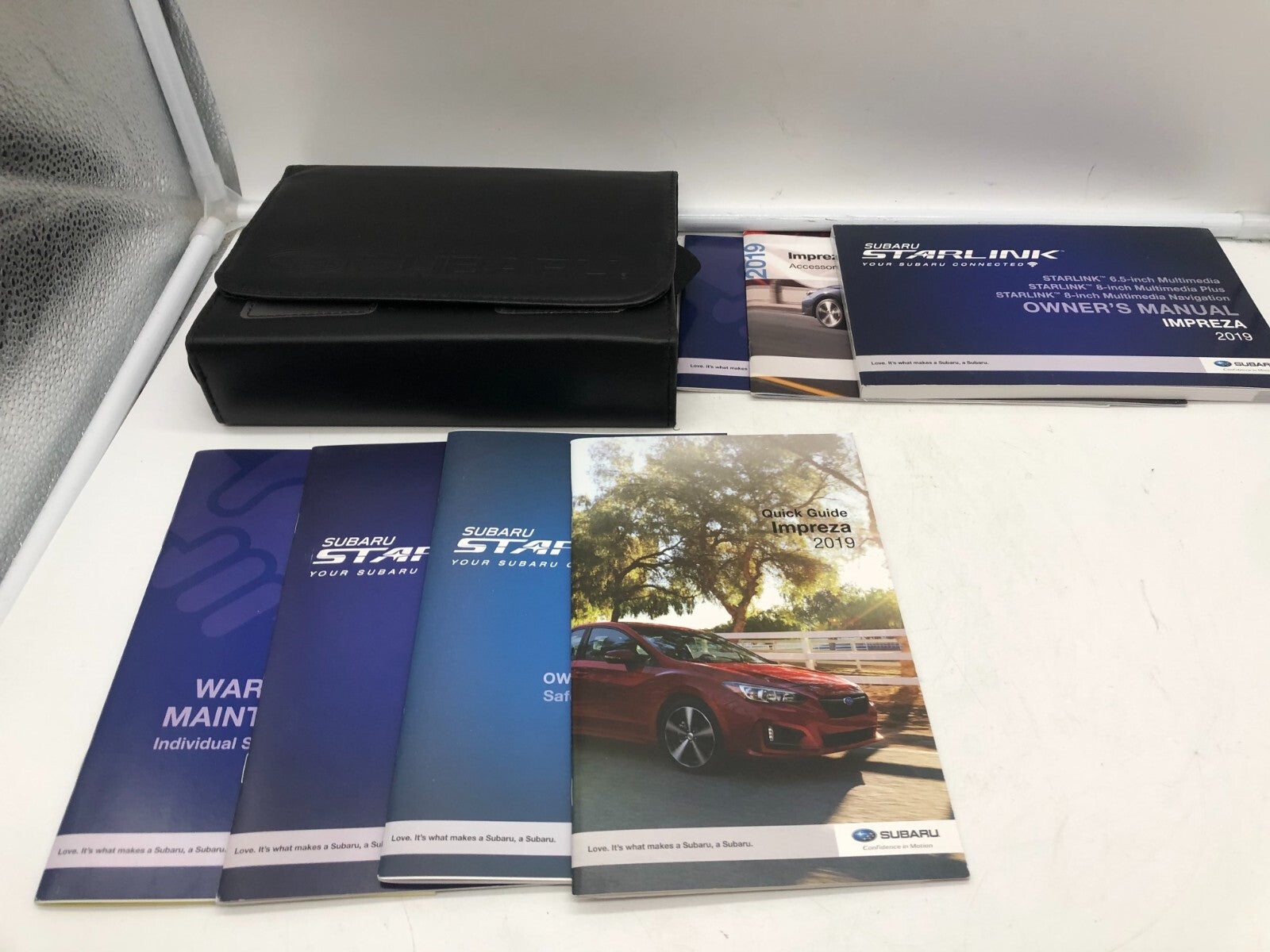 2019 Subaru Impreza Owners Manual Set with Case OEM E03B09058