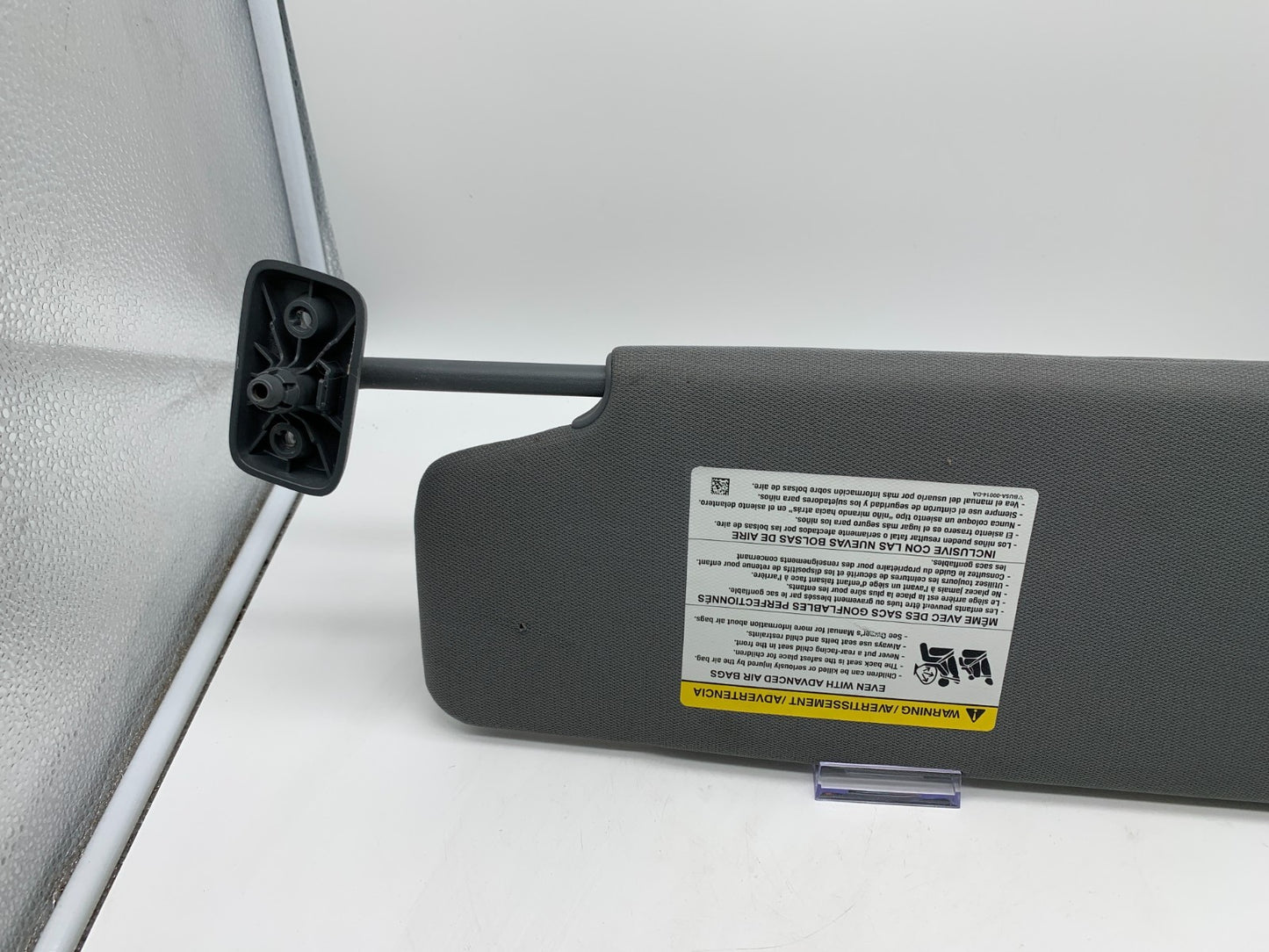 2011-2014 Ford F150 Passenger Sun Visor Sunvisor Gray OEM C03B32005