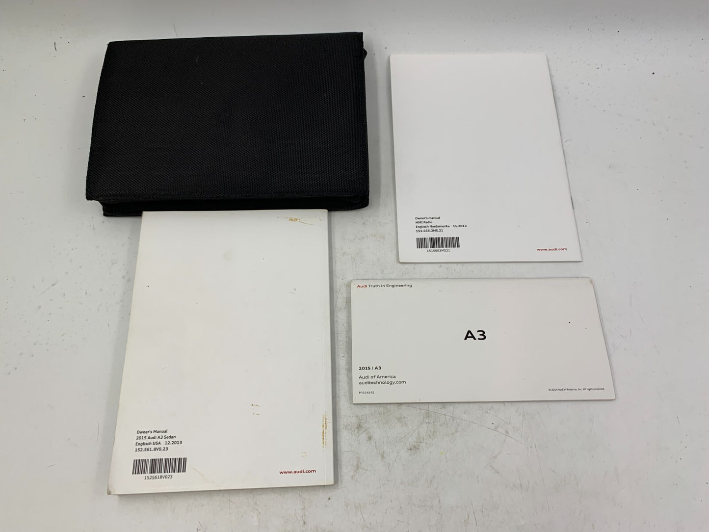 2015 Audi A3 Owners Manual Set with Case OEM B01B40041