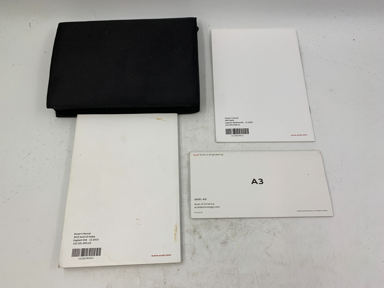 2015 Audi A3 Owners Manual Set with Case OEM B01B40041