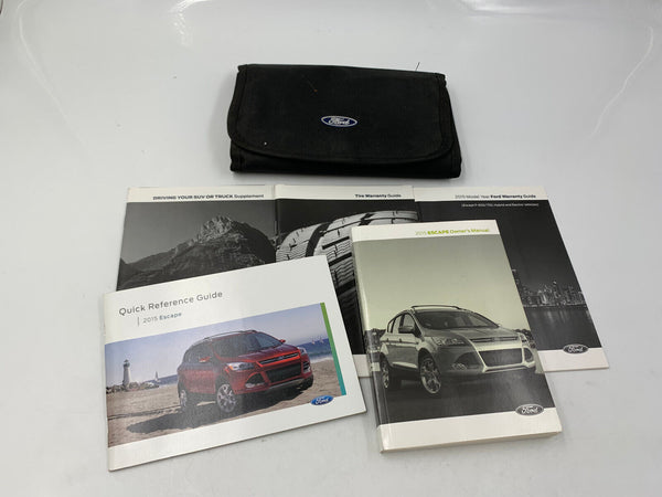 2015 Ford Escape Owners Manual Handbook Set with Case OEM F01B41053