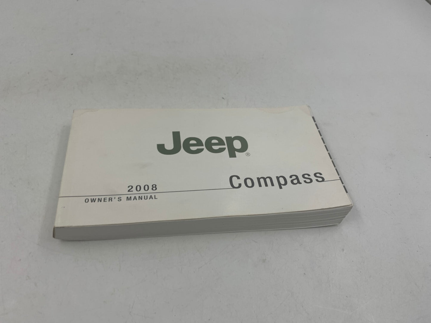 2008 Jeep Compass Owners Manual Set with Case OEM B02B26052