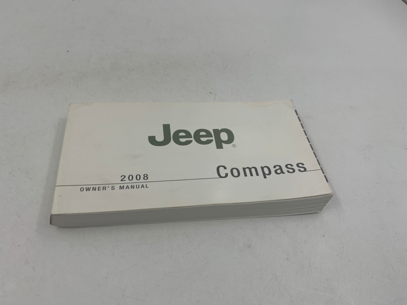 2008 Jeep Compass Owners Manual Set with Case OEM B02B26052