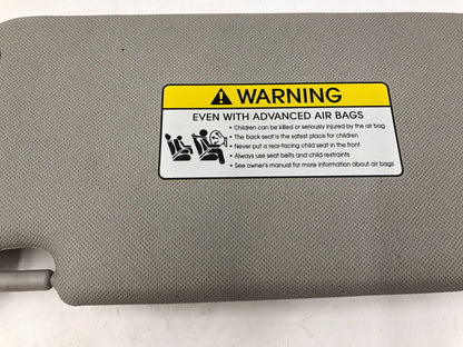 2010-2015 Hyundai Tucson Passenger Sun Visor Gray OEM A04B47040