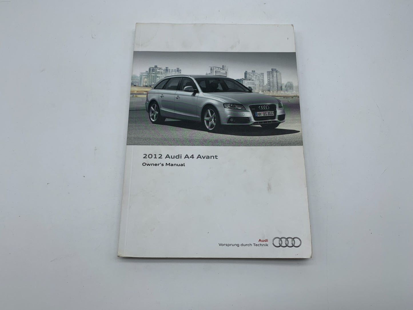 2012 Audi A4 Owners Manual Set with Case OEM E02B50026