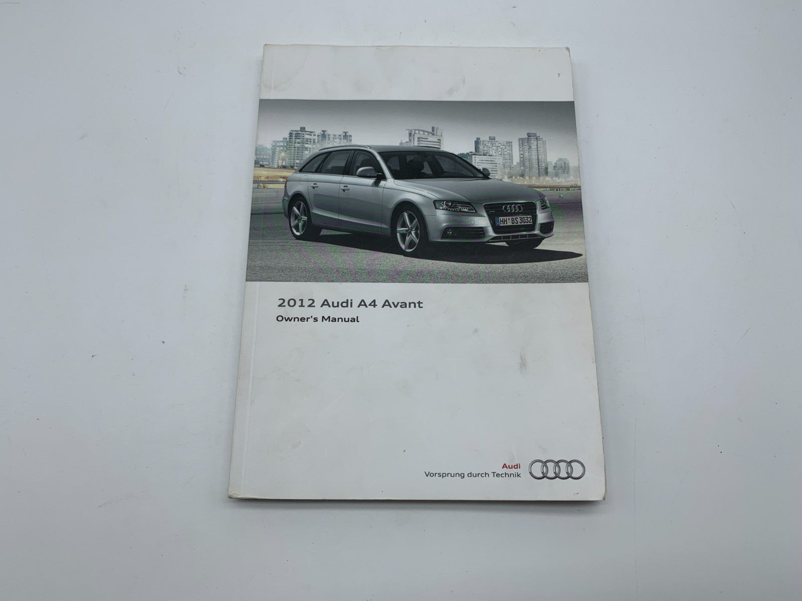 2012 Audi A4 Owners Manual Set with Case OEM E02B50026