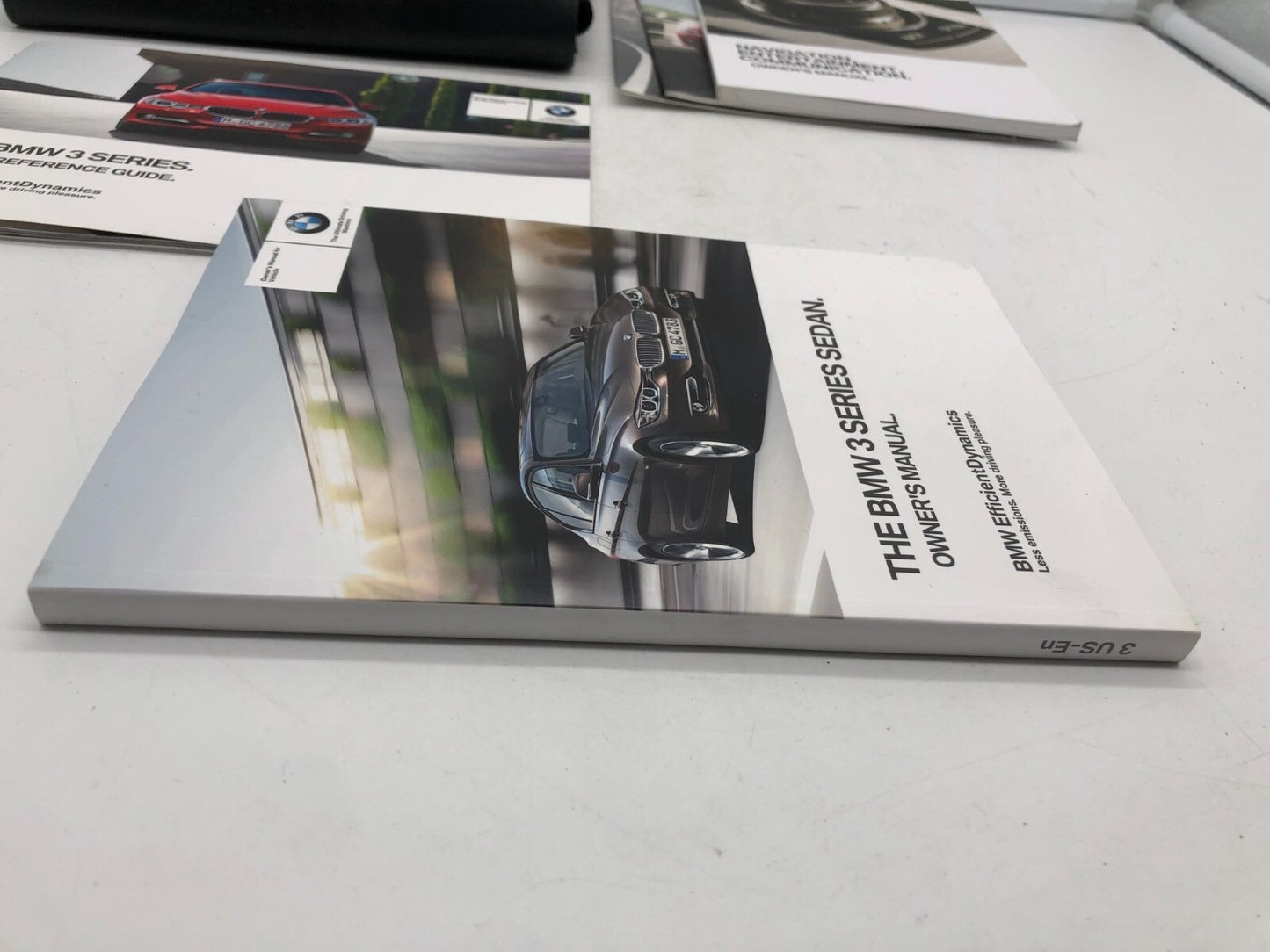 2012 BMW 3 Series Owners Manual Set with Case OEM E02B40066