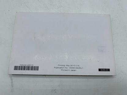 2010 Nissan Rogue Owners Manual Set OEM R01B25022