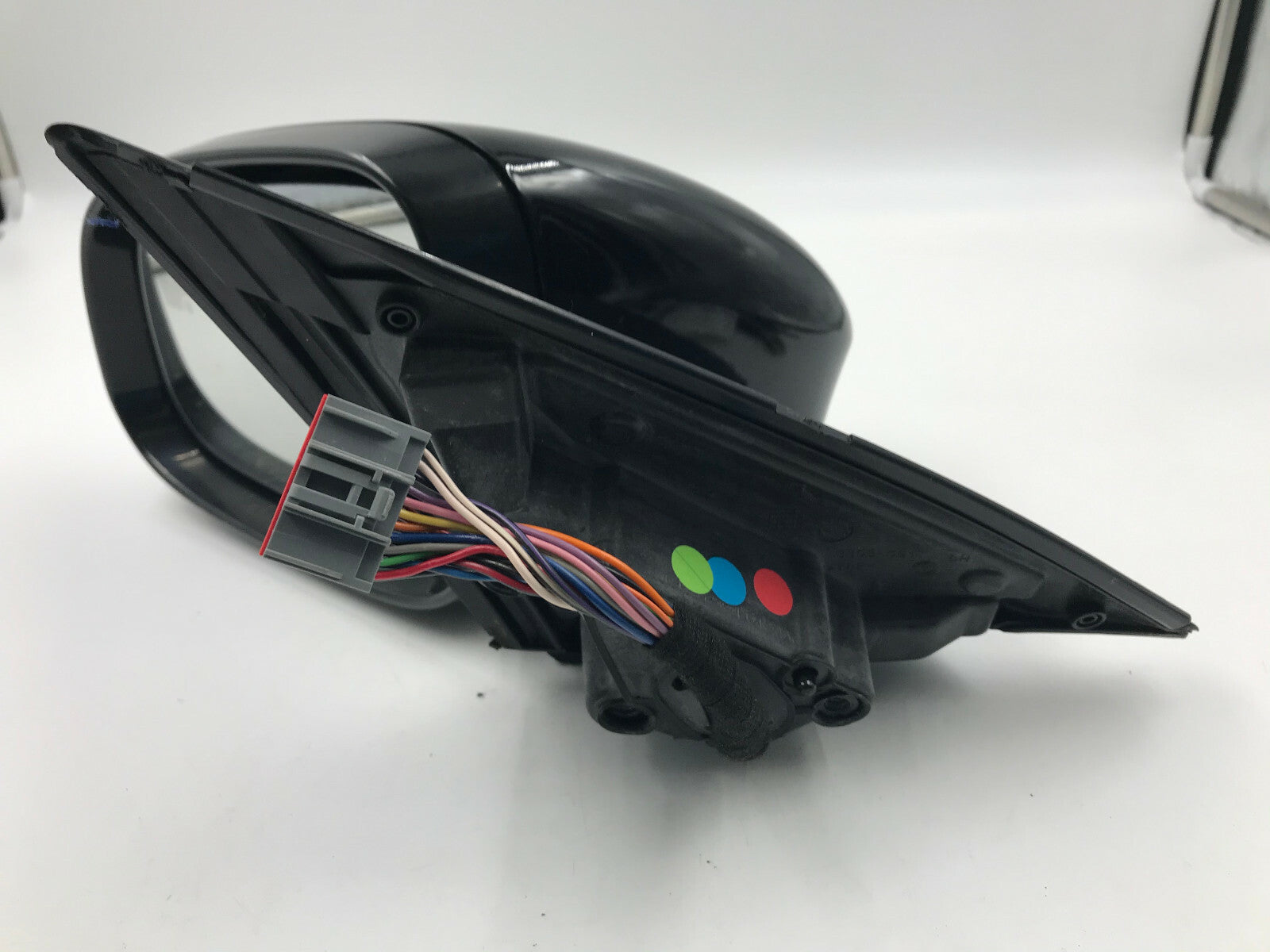 2010-2012 Jaguar XJ Driver Side View Power Door Mirror Black BSA OEM A03B09073