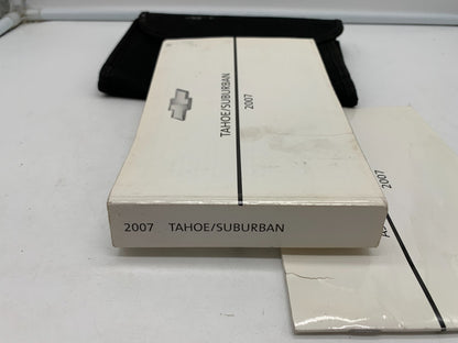 2007 Chevrolet Tahoe Suburban Owners Manual Set with Case OEM