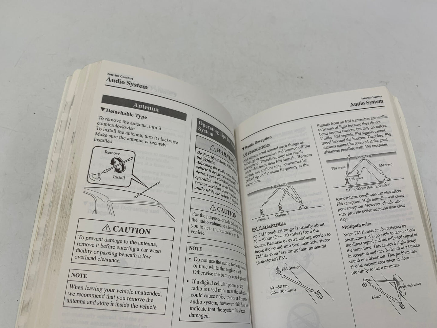 2005 Mazda 6 Owners Manual OEM C02B34056