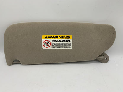 2000-2004 Dodge Intrepid Passenger Sun Visor Tan OEM A01B01013