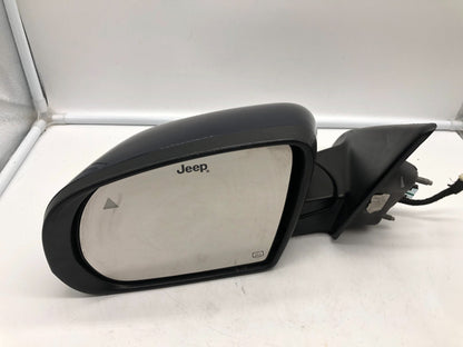2017-2023 Jeep Compass Driver Side View Power Door Mirror Blue BSA OEM D02B03004