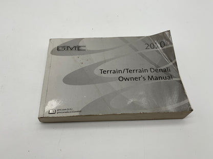 2020 GMC Terrain Terrain Denali Owners Manual OEM A01B30084