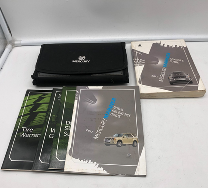 2011 Mercury Mariner Owners Manual Set with Case OEM R01B08016