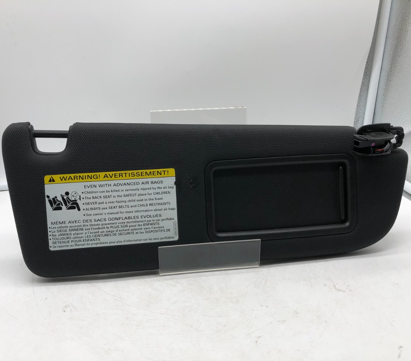 2012-2015 Audi A6 Passenger Sun Visor Black Illuminated OEM C02B44001