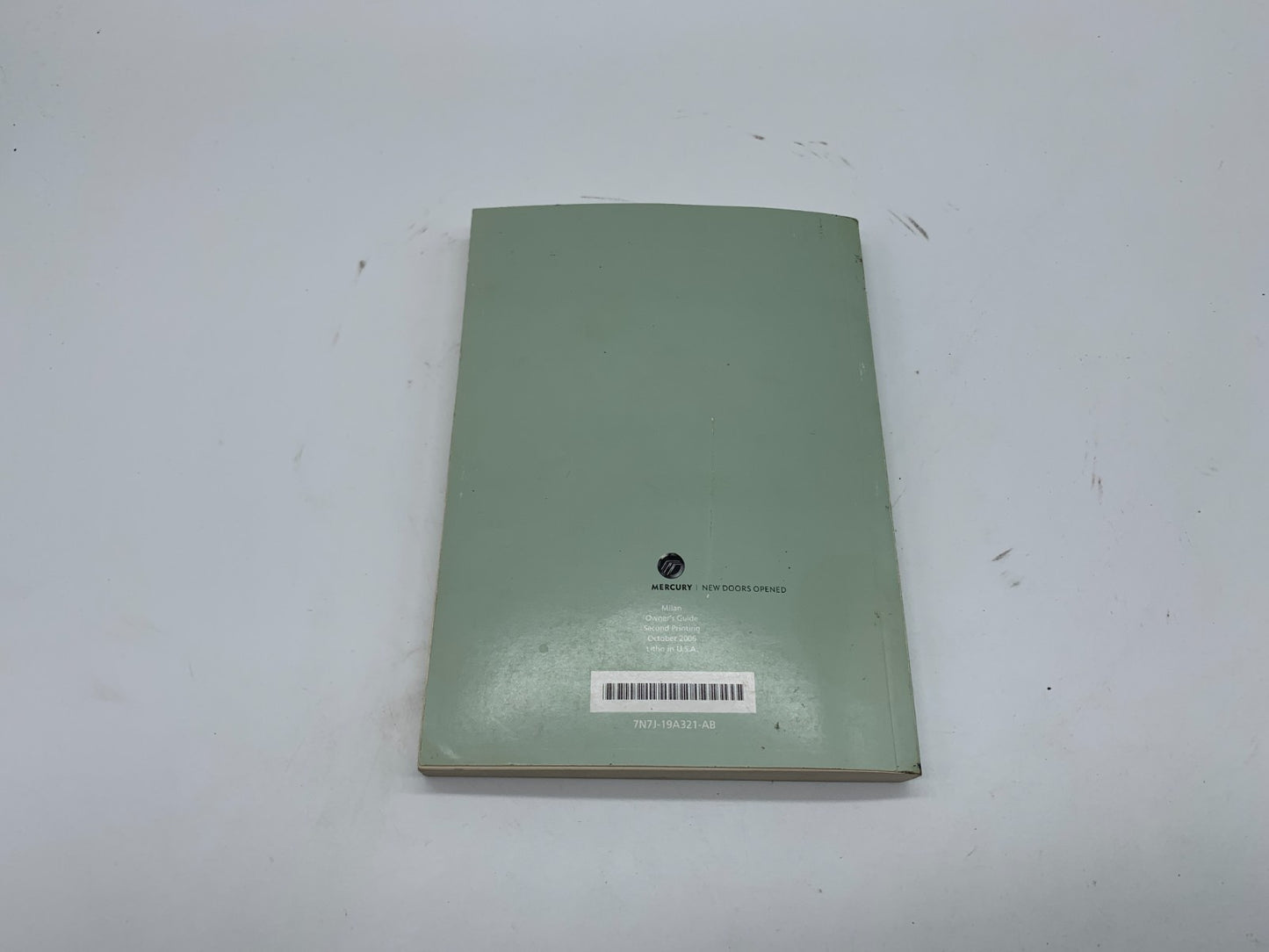 2007 Mercury Milan Owners Manual OEM C02B33010