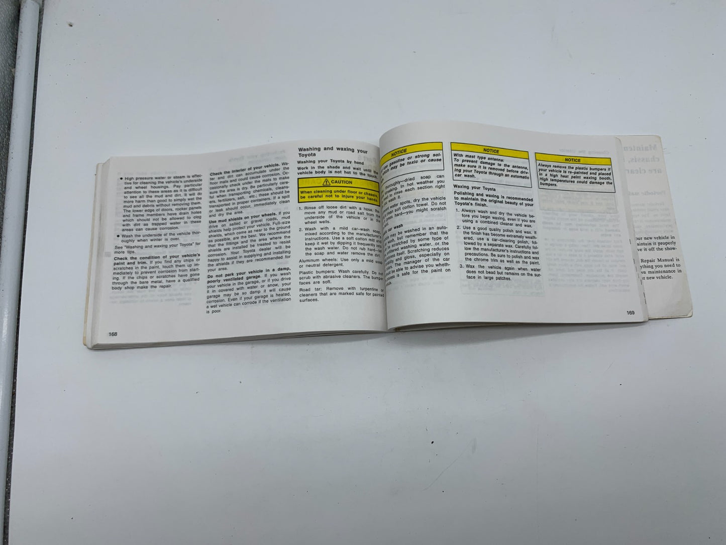 1997 Toyota Camry Owners Manual OEM E01B59010