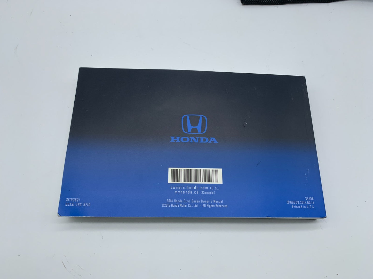 2014 Honda Civic Sedan Owners Manual Set with Case OEM C04B09005